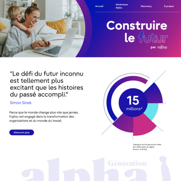 Site Construire le futurs de Fujitsu géré par Alan Le Goff