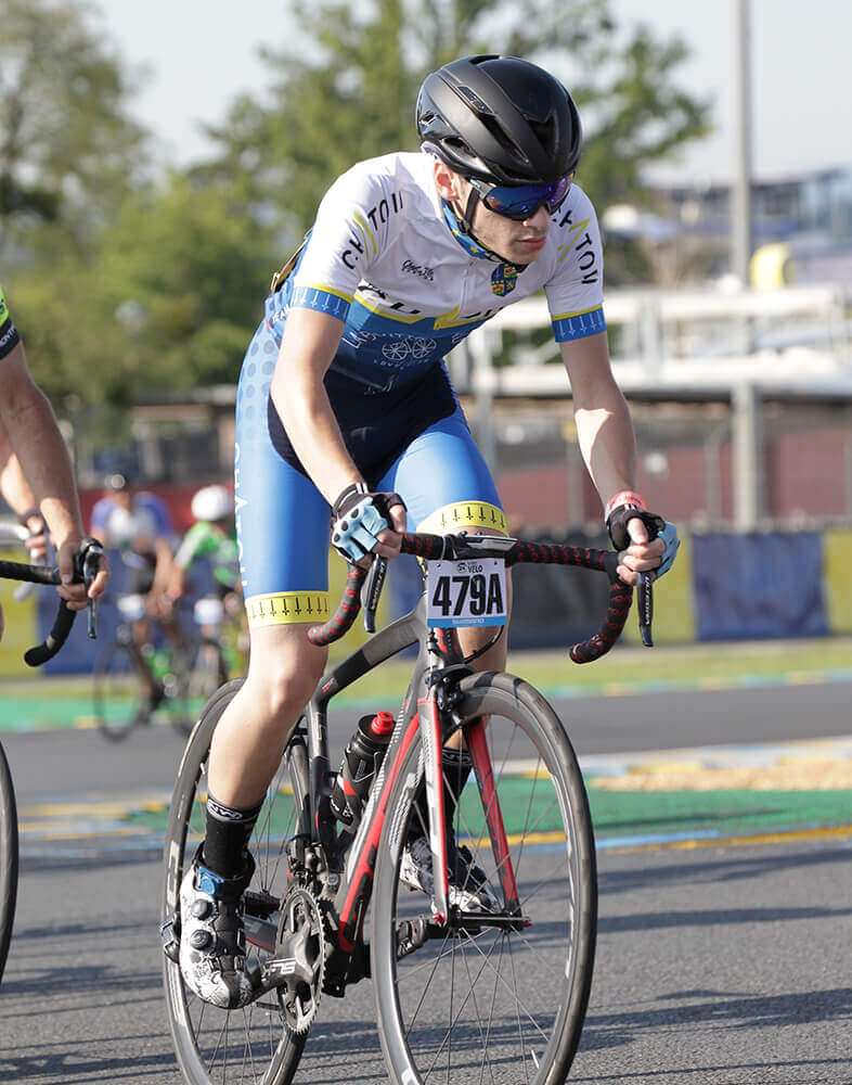 Alan Le Goff cyclisme au 24h du Mans vélo